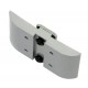 T-Slot Bracket Gris Aluminio